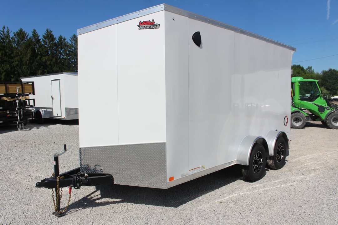 New 2026 United UJ 7' x 14' Enclosed Cargo Trailer - 7000# GVW - RAMP DOOR - 7' INTERIOR HEIGHT