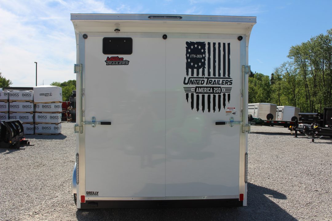 New 2026 United UJ 7' x 14' Enclosed Cargo Trailer - 7000# GVW - RAMP DOOR - 7' INTERIOR HEIGHT