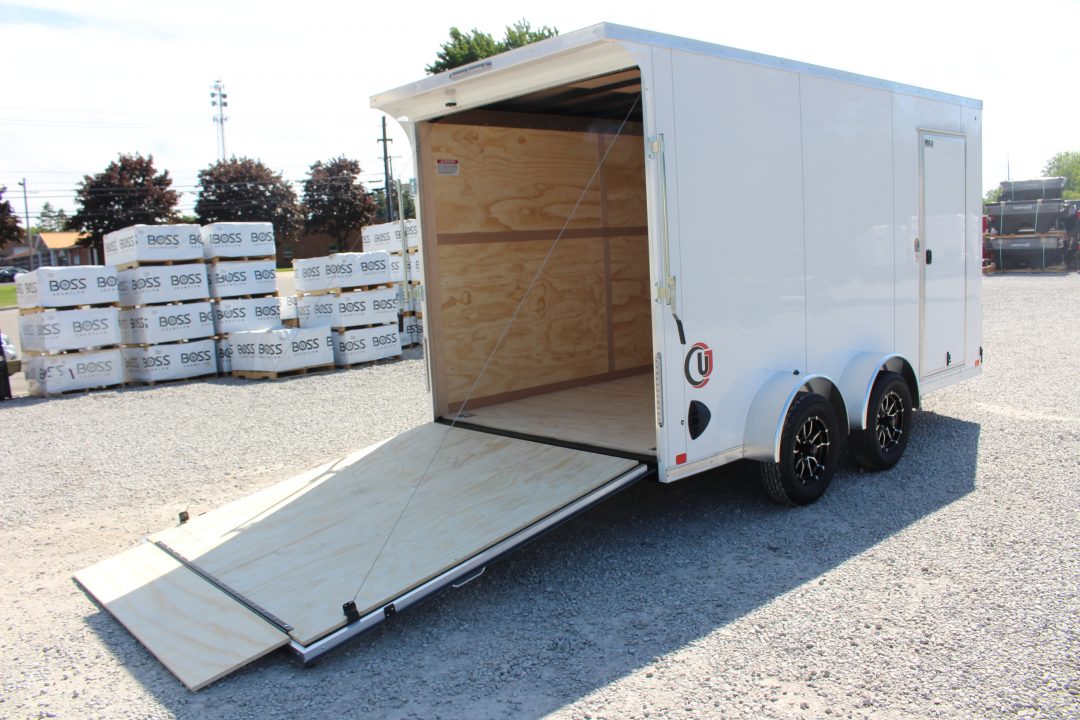 New 2026 United UJ 7' x 14' Enclosed Cargo Trailer - 7000# GVW - RAMP DOOR - 7' INTERIOR HEIGHT