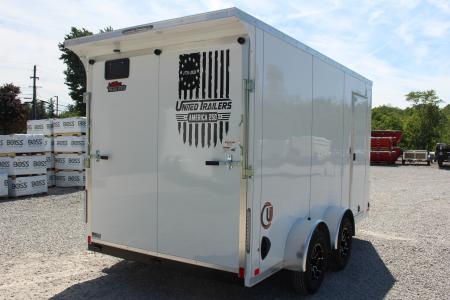New 2026 United UJ 7' x 14' Enclosed Cargo Trailer - 7000# GVW - RAMP DOOR - 7' INTERIOR HEIGHT