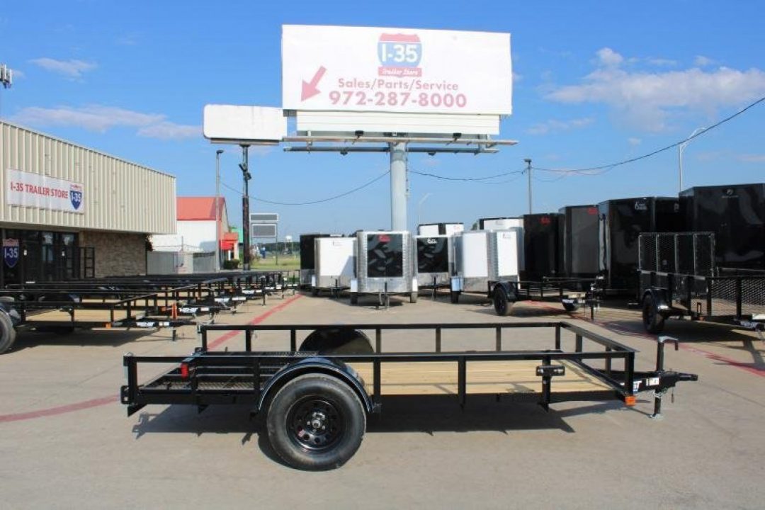 New 2026 Top Hat Trailers DSA 12' x 77" Utility Trailer
