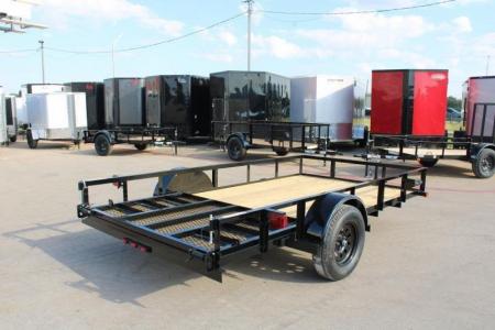 New 2026 Top Hat Trailers DSA 12' x 77" Utility Trailer