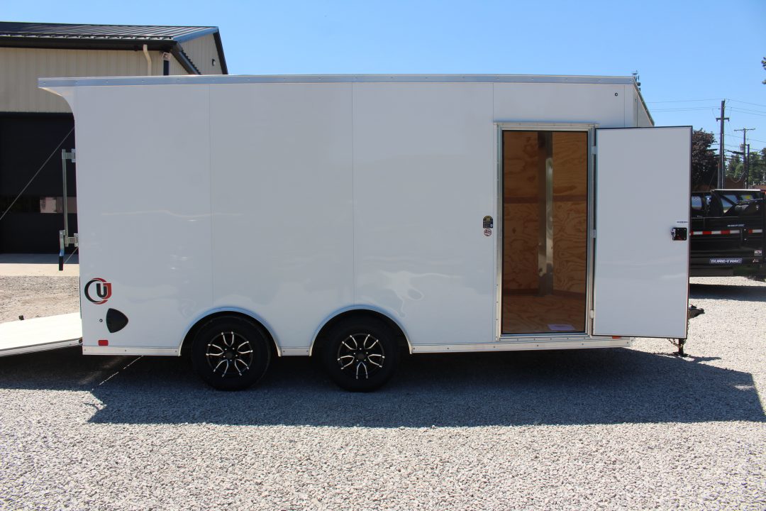 New 2026 United UJ 8.5' x 16' Enclosed Cargo Trailer - 7000# GVW - RAMP DOOR - 7' INTERIOR HEIGHT