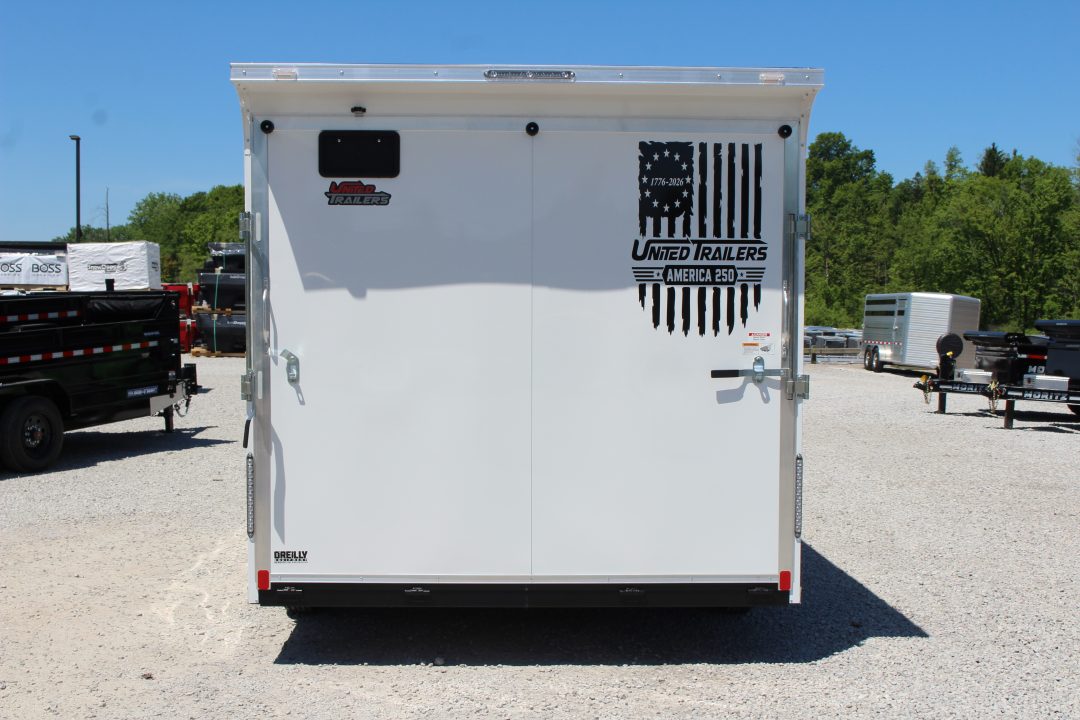 New 2026 United UJ 8.5' x 16' Enclosed Cargo Trailer - 7000# GVW - RAMP DOOR - 7' INTERIOR HEIGHT
