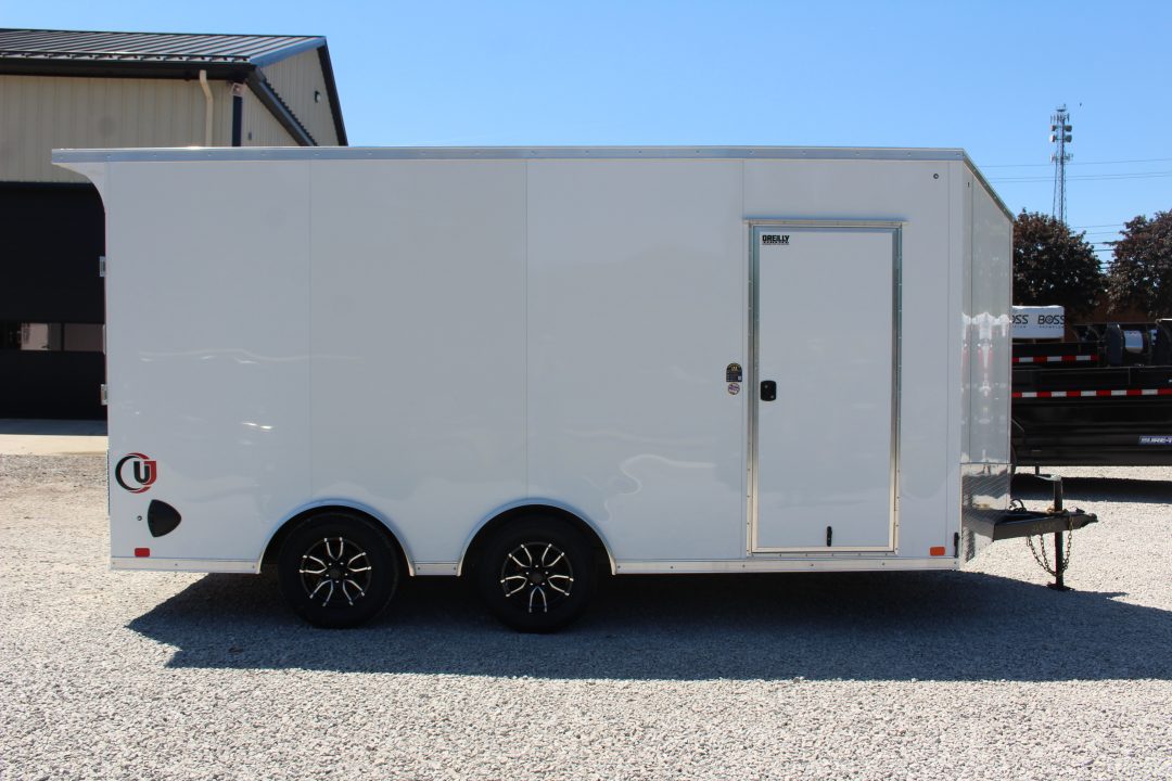 New 2026 United UJ 8.5' x 16' Enclosed Cargo Trailer - 7000# GVW - RAMP DOOR - 7' INTERIOR HEIGHT