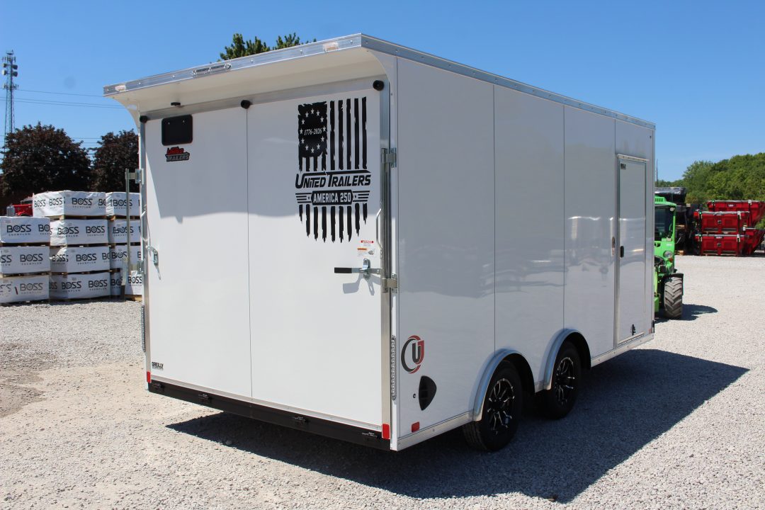 New 2026 United UJ 8.5' x 16' Enclosed Cargo Trailer - 7000# GVW - RAMP DOOR - 7' INTERIOR HEIGHT