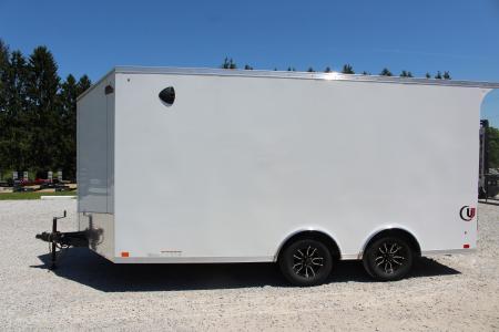 New 2026 United UJ 8.5' x 16' Enclosed Cargo Trailer - 7000# GVW - RAMP DOOR - 7' INTERIOR HEIGHT