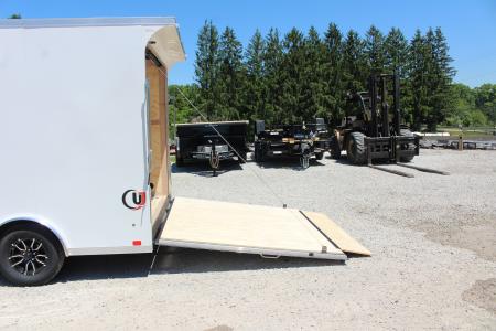 New 2026 United UJ 8.5' x 16' Enclosed Cargo Trailer - 7000# GVW - RAMP DOOR - 7' INTERIOR HEIGHT