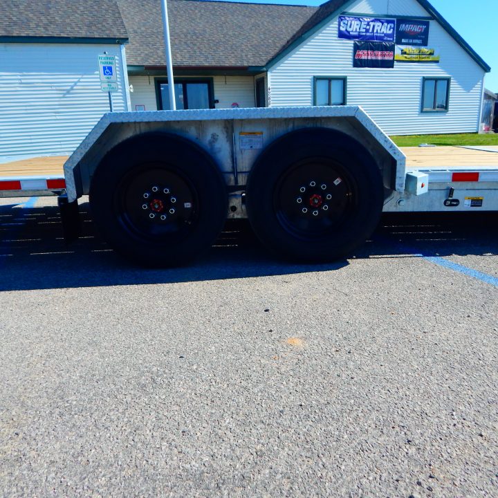 New 2026 Midsota 83 x 22 (16+6) Galvanized Tilt Bed 17.6K Equipment Trailer