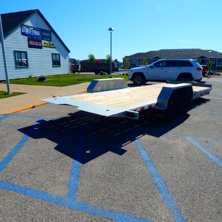 New 2026 Midsota 83 x 22 (16+6) Galvanized Tilt Bed 17.6K Equipment Trailer