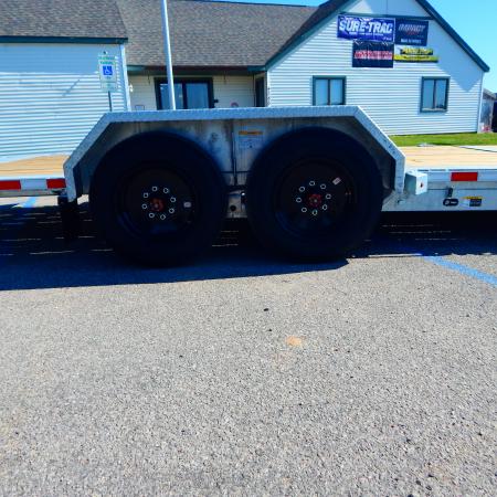 New 2026 Midsota 83 x 22 (16+6) Galvanized Tilt Bed 17.6K Equipment Trailer