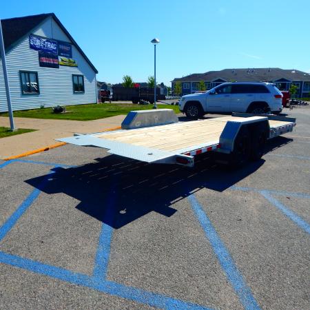 New 2026 Midsota 83 x 22 (16+6) Galvanized Tilt Bed 17.6K Equipment Trailer