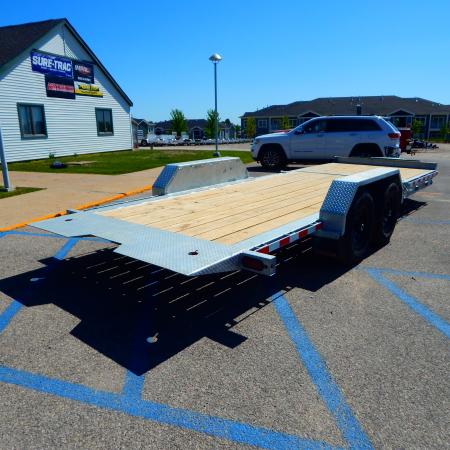 New 2026 Midsota 83 x 22 (16+6) Galvanized Tilt Bed 17.6K Equipment Trailer