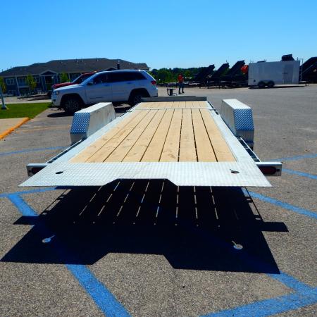 New 2026 Midsota 83 x 22 (16+6) Galvanized Tilt Bed 17.6K Equipment Trailer