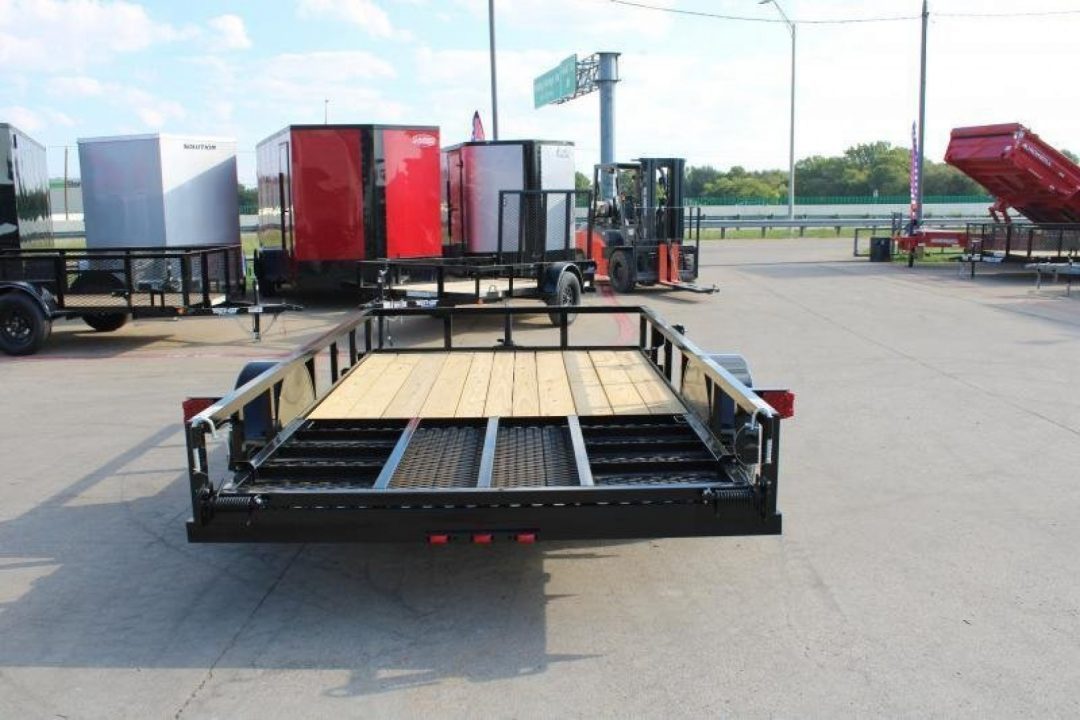 New 2026 Top Hat Trailers DSA 12' x 77" Utility Trailer