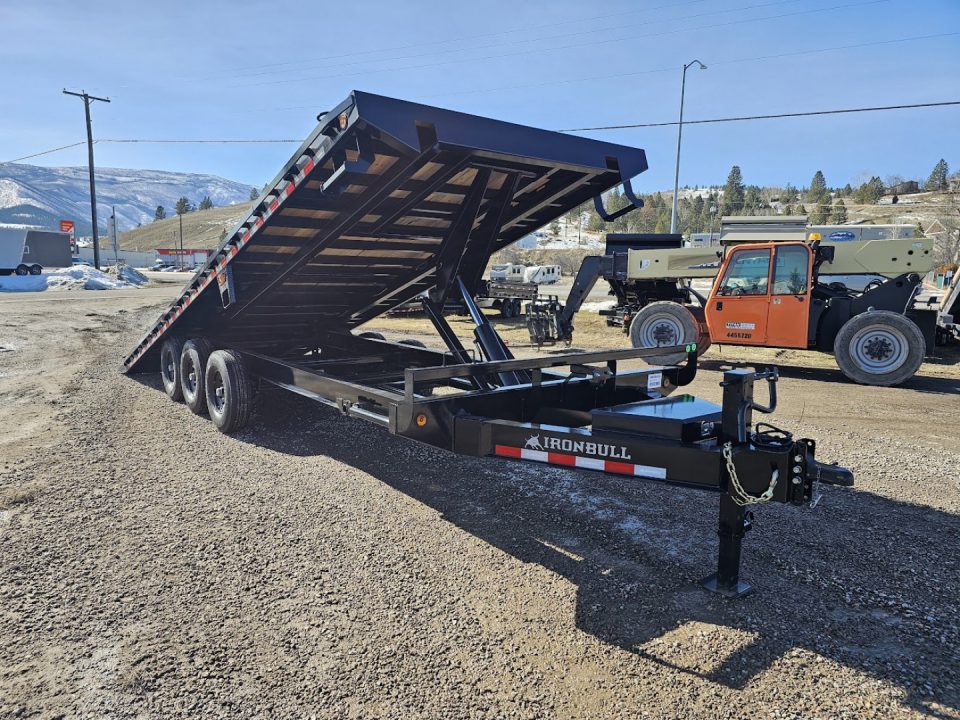 New 2026 Iron Bull 102"x26' 21K Deckover Tilt Trailer