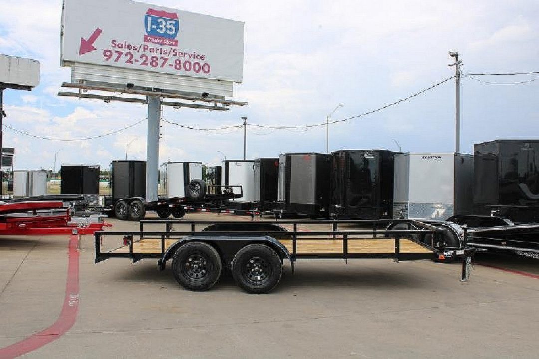 New 2026 Top Hat Trailers 16x77" LDX (No Brakes) Utility Trailer