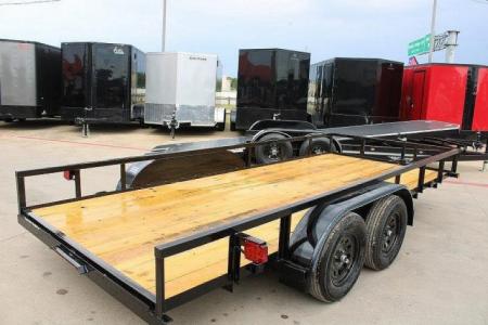 New 2026 Top Hat Trailers 16x77" LDX (No Brakes) Utility Trailer