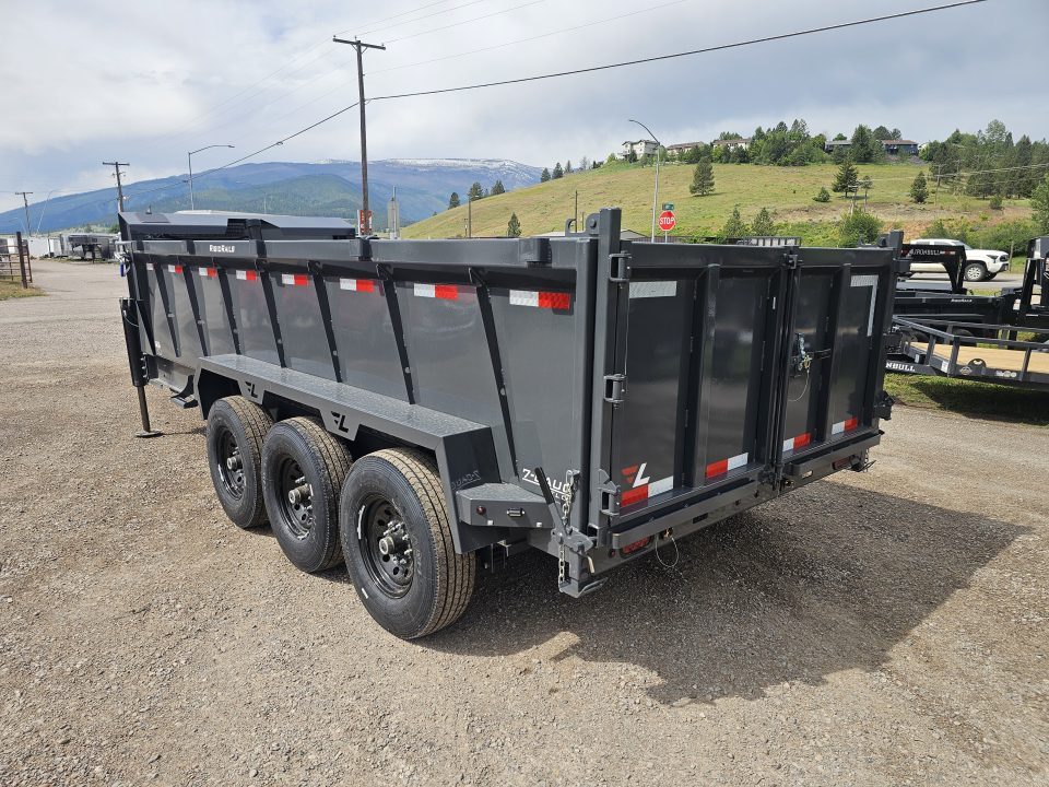 New 2026 Lamar 7x16 21k Telescopic Dump Trailer w/36" Sides