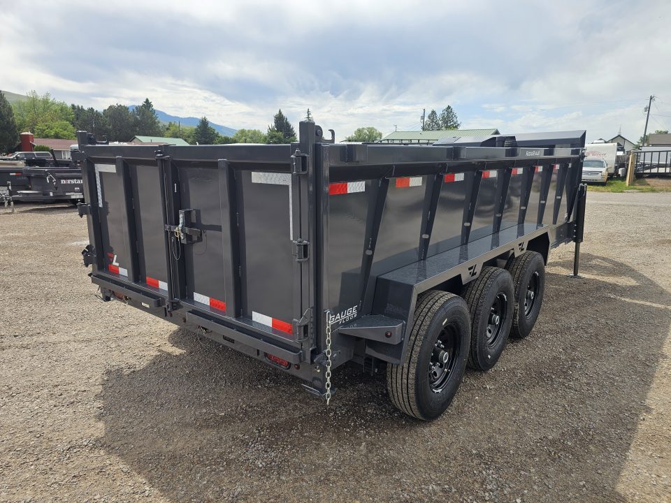New 2026 Lamar 7x16 21k Telescopic Dump Trailer w/36" Sides