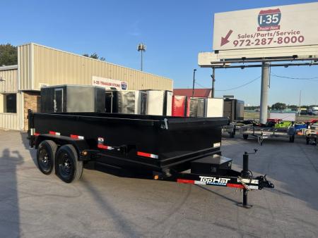 New 2026 Top Hat Trailers DE14 14'x83 x2' Dump Trailer
