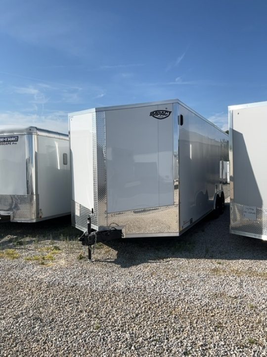 New 2026 Impact Trailers 8.5 x 24 Tremor SE Flat Top Sloped V-Nose Car Hauler 10K