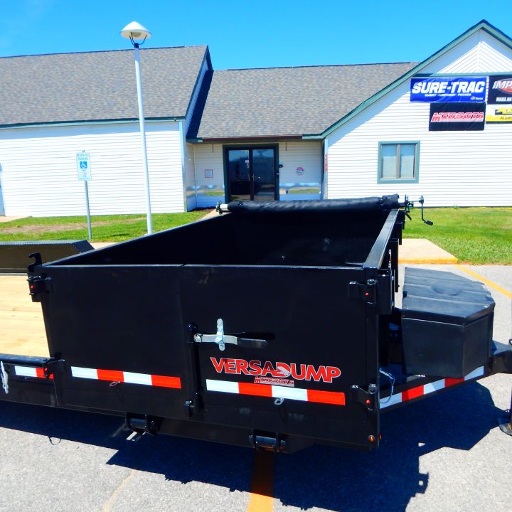 New 2026 Midsota 82 x 22 (17+5) Side Dump 15.4K Equipment Trailer