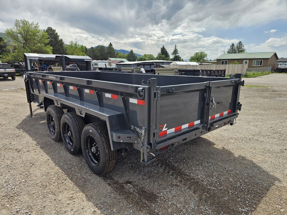 New 2026 Lamar 7x16 21k Telescopic Dump Trailer