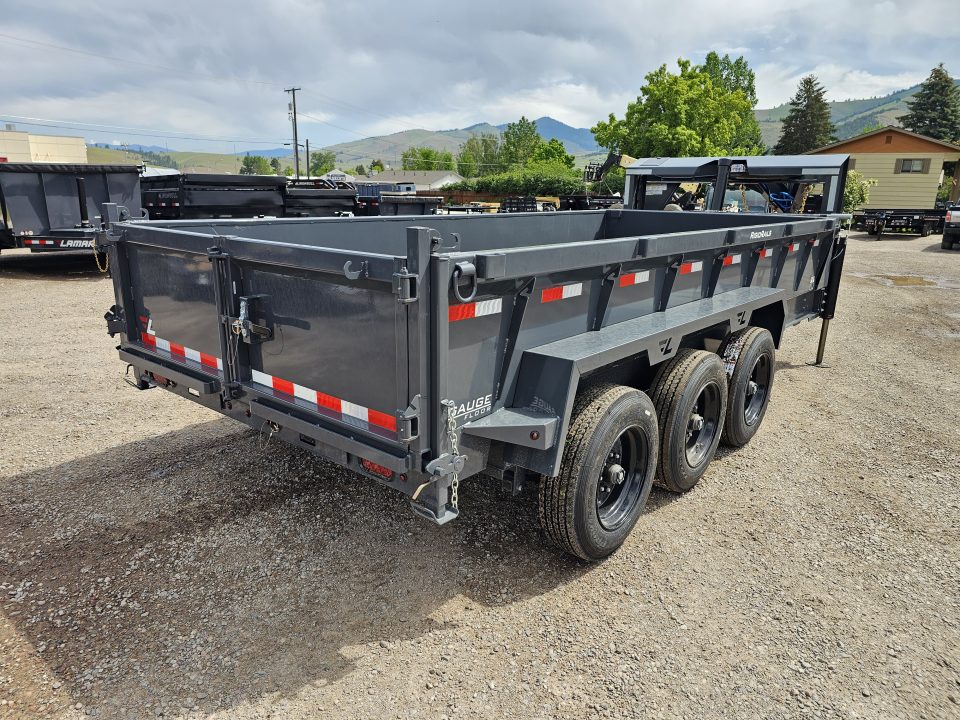 New 2026 Lamar 7x16 21k Telescopic Dump Trailer