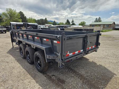 New 2026 Lamar 7x16 21k Telescopic Dump Trailer