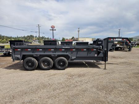 New 2026 Lamar 7x16 21k Telescopic Dump Trailer