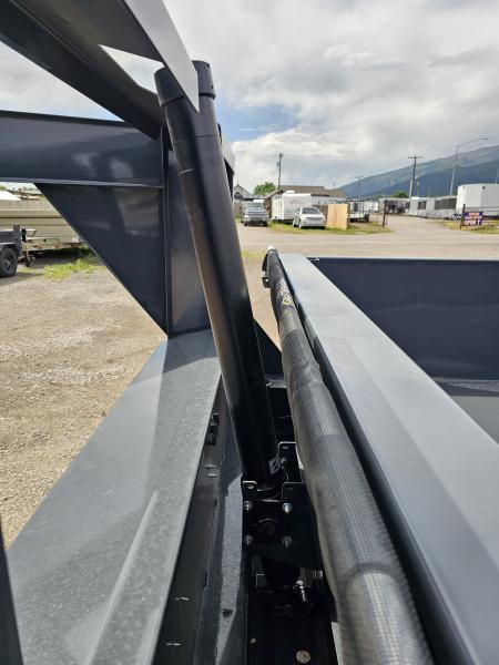 New 2026 Lamar 7x16 21k Telescopic Dump Trailer
