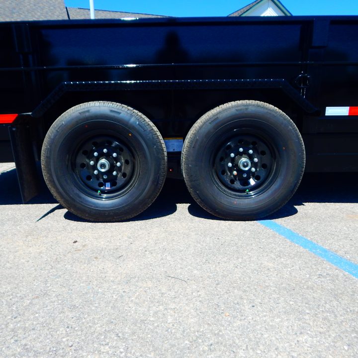 New 2026 Midsota 82 x 20 (14+6) Flat Front Rear Dump 15.4K Equipment Trailer