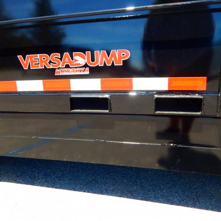 New 2026 Midsota 82 x 20 (14+6) Flat Front Rear Dump 15.4K Equipment Trailer