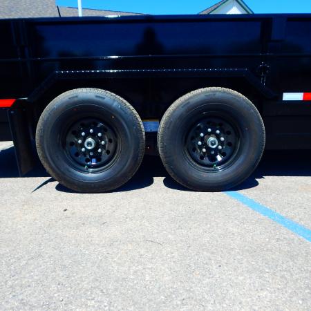 New 2026 Midsota 82 x 20 (14+6) Flat Front Rear Dump 15.4K Equipment Trailer
