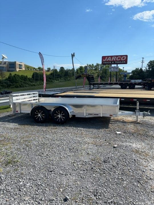 New 2025 Sport Haven 7x14 Deluxe ATP sides Utility Trailer