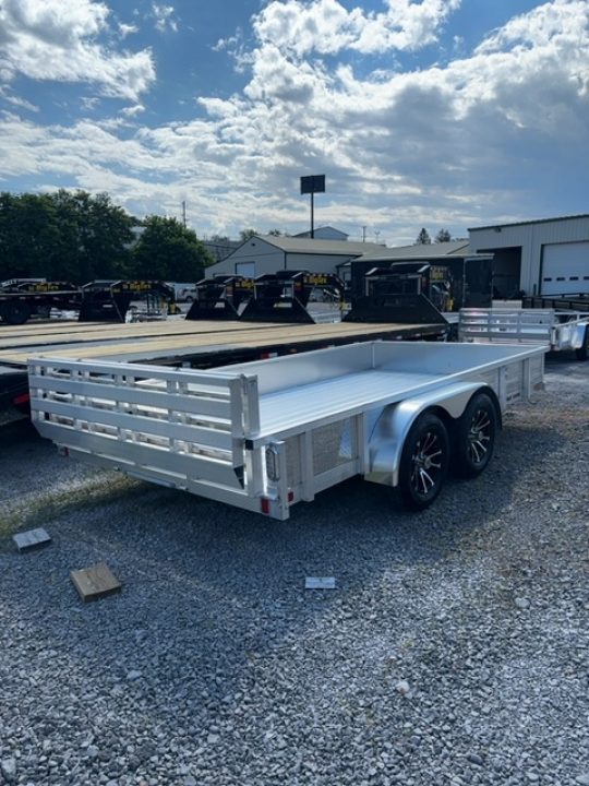 New 2025 Sport Haven 7x14 Deluxe ATP sides Utility Trailer