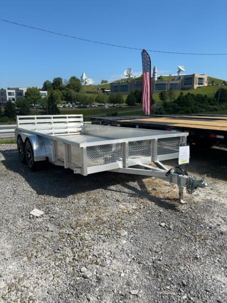 New 2025 Sport Haven 7x14 Deluxe ATP sides Utility Trailer