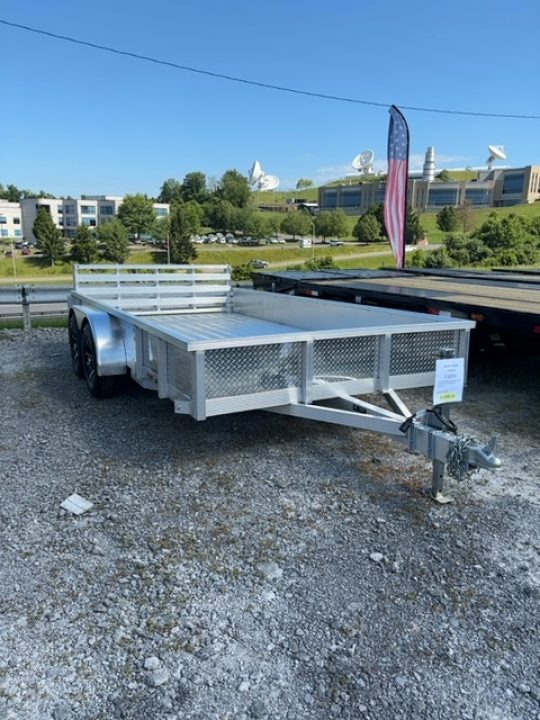 New 2025 Sport Haven 7x14 Deluxe ATP sides Utility Trailer
