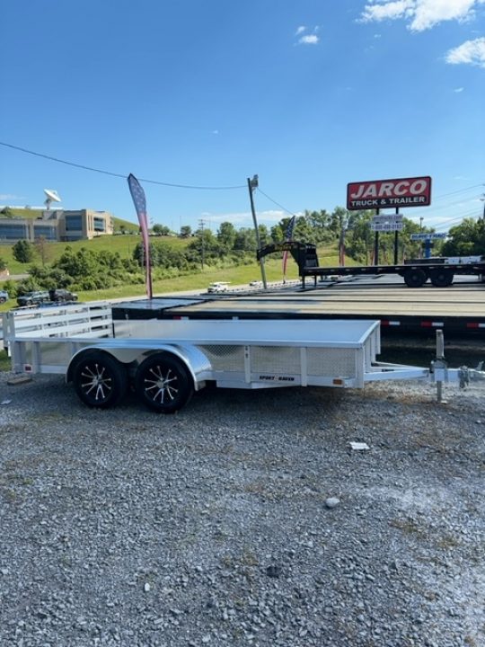 New 2025 Sport Haven 7x14 Deluxe ATP sides Utility Trailer