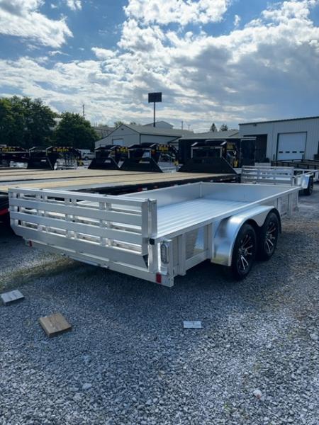 New 2025 Sport Haven 7x14 Deluxe ATP sides Utility Trailer