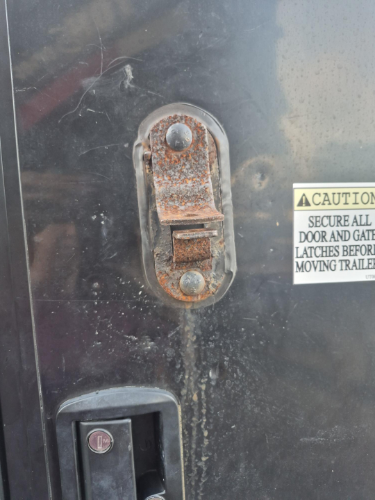 Used 2024 8.5x16 Black Enclosed Cargo Trailer | 7,000 lb GVWR | Tandem Axle