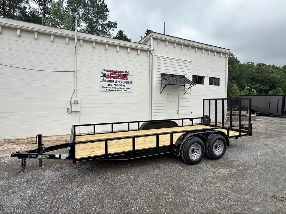 New 2026 Oak Ridge 82x18TA 10k Utility Trailer