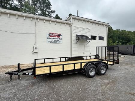 New 2026 Oak Ridge 82x18TA 10k Utility Trailer