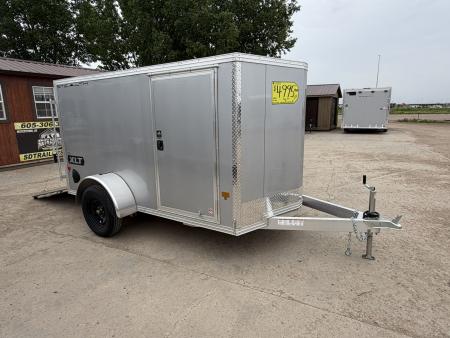 New 2026 ALCOM 6x10 Extra Height All Aluminum Alcom-Stealth Cargo / Enclosed Trailer