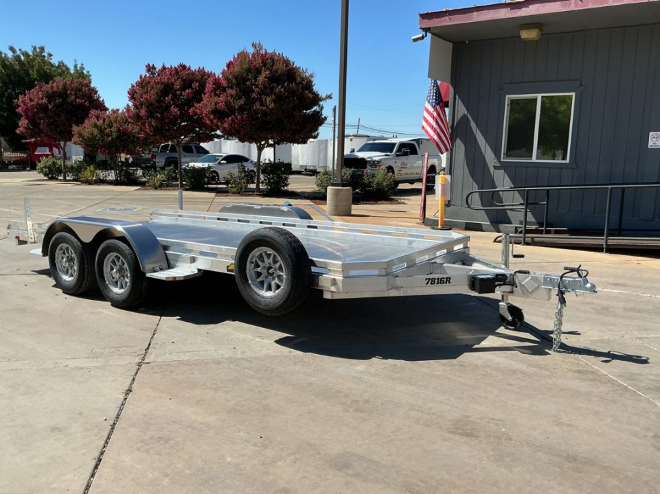 New 2027 Aluma 7816TA-EL-R-RTD 6.5FT X 16FT 7K GVW Equipment Trailer