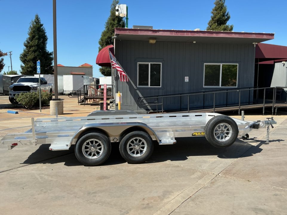 New 2027 Aluma 7816TA-EL-R-RTD 6.5FT X 16FT 7K GVW Equipment Trailer