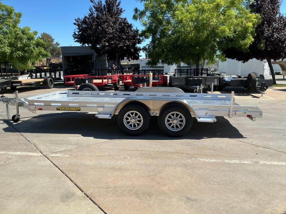 New 2027 Aluma 7816TA-EL-R-RTD 6.5FT X 16FT 7K GVW Equipment Trailer