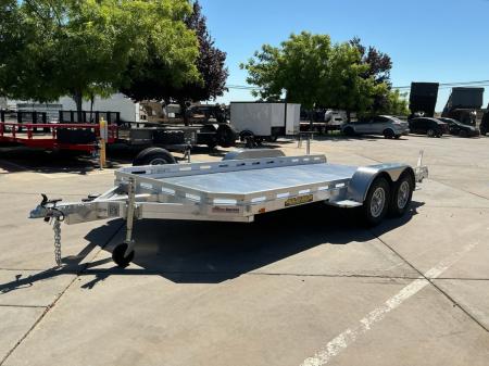 New 2027 Aluma 7816TA-EL-R-RTD 6.5FT X 16FT 7K GVW Equipment Trailer