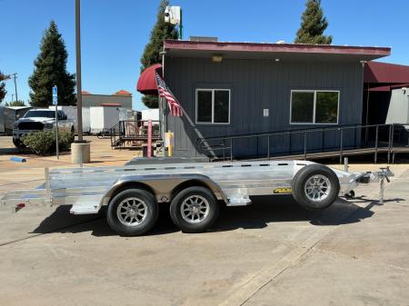 New 2027 Aluma 7816TA-EL-R-RTD 6.5FT X 16FT 7K GVW Equipment Trailer